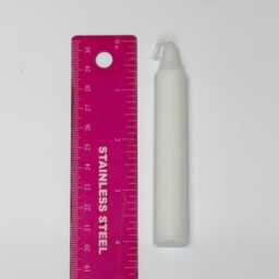 "Unscented White Mini Taper Candles 4""H - 10Pcs Or 5" - thumbnail 2