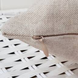 Deer Cushion, Fawn Print On Linen Look Fabric, With Zip Fastening - thumbnail 3