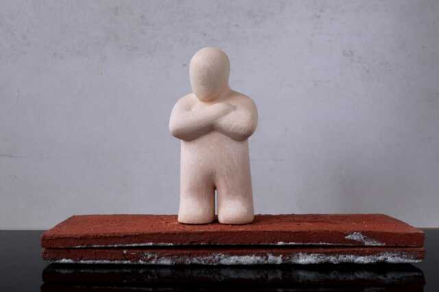 Resentment - Expressive Ceramic Figurine For Sandplay & Counseling - image 1