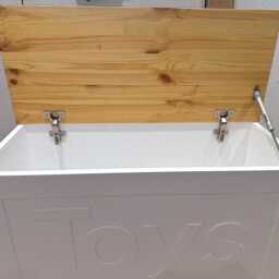 Handmade Wooden Toy Box - Rustic Storage Chest For Kids Wood Nursery Organiser Furniture Keepsake - thumbnail 4