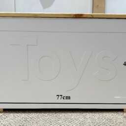 Handmade Wooden Toy Box - Rustic Storage Chest For Kids Wood Nursery Organiser Furniture Keepsake - thumbnail 4