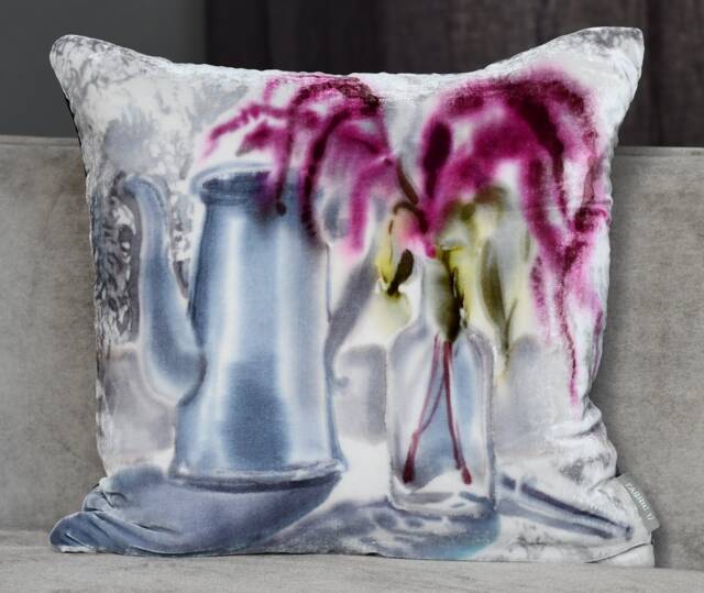 Silk Velvet Throw Pillow Cover 19 - image 1