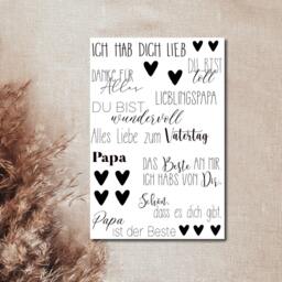 Candle Tattoos Various Motifs - Water Slide Film Decorating Candles Sayings Mother's Day Father's - thumbnail 2