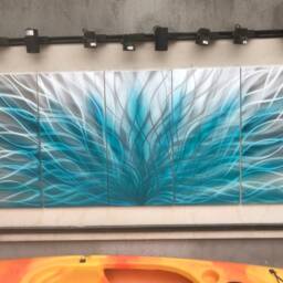 Metal Sculpture Wall Art. Painting Wall. Art.metal Art On Aluminum - thumbnail 4