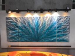Metal Sculpture Wall Art. Painting Wall. Art.metal Art On Aluminum - thumbnail 1