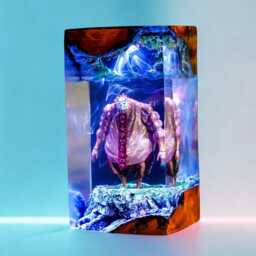 New Monoco - Clair Expedition 33 Resin Lamp - Handmade Led Diorama Light Gamer Room Decor Fantasy Night Gift - thumbnail 3
