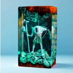 New Monoco - Clair Expedition 33 Resin Lamp - Handmade Led Diorama Light Gamer Room Decor Fantasy Night Gift
