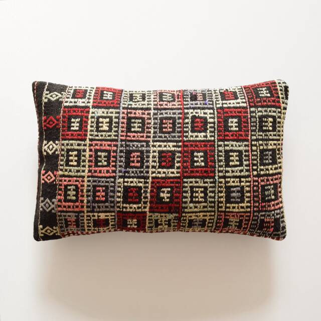 Kilim Pillow Cover 16x26 Moroccan Cushion 40x65 Tapestry Cuscini Marocchini Coussin Boh??me - image 1