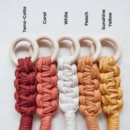 Macrame Plant Hanger - No Tassel Design - thumbnail 3