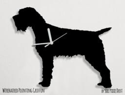 Wirehaired Pointing Griffon Dog - Wall Clock - thumbnail 1
