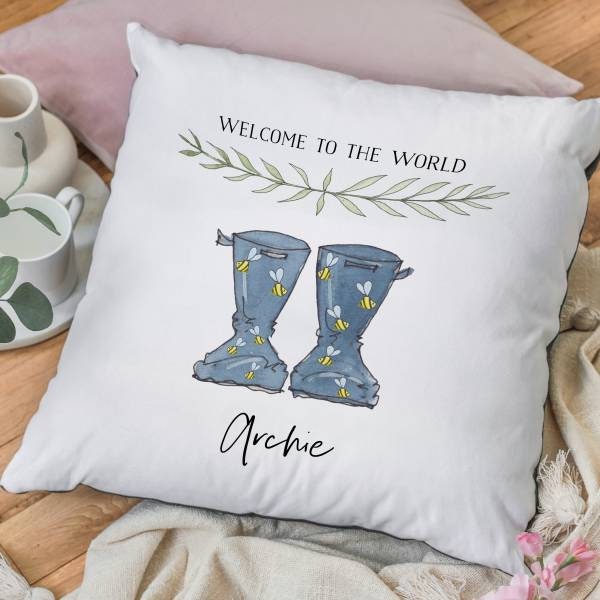 New Baby Welly Boot Cushion - image 1