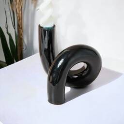 Twist Glass Candlestick Holder - Candle Table Home Decor Candlesticks Vase Versatile - thumbnail 3