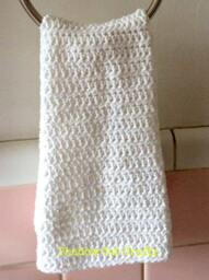 Zero-Waste Organic Cotton Crochet Hand Towels