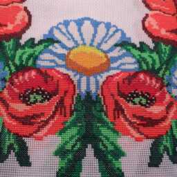Ukrainian Rushnyk Towel With Floral Handmade Embroidery, Rushnyk For Ukrainian Wedding, Folk Art, Slavic Table Runner, Wall Decor - thumbnail 4