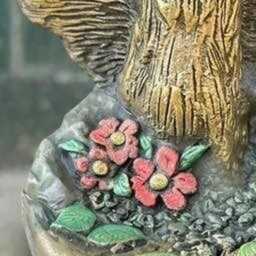 Concrete Mushroom Sculpture Garden Stone Figurine Patio Outdoor Decor Cement Yard Ornament Handmade Gift - thumbnail 3