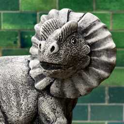 Concrete Gecko Statue Stone Reptile Ornament Garden Lizard Figurine Cement Dragon Sculpture Outdoor Animal Decoration Zen Garden - thumbnail 2