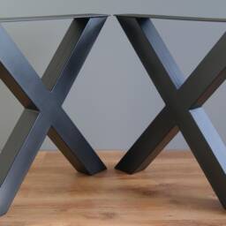 Table Legs - Set Of 2 - Desk Base Diy Metal Pieds De Table Tischbeine High Quality - thumbnail 3