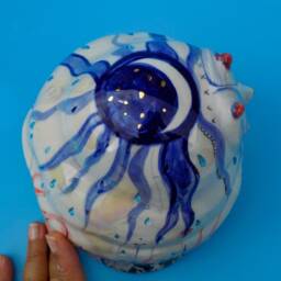 Ceramic Sculpture, Secret Draw & Jewelery Compartment - thumbnail 3