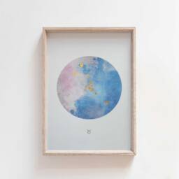 Taurus - Constellation Art Star Sign Print Horoscope Zodiac Wall Astrology Bedroom - thumbnail 3