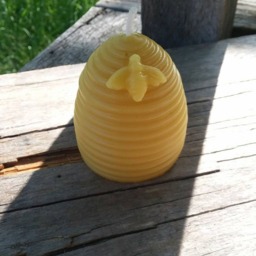 Michigan Beeswax Candle Bee Hive With Decorative - thumbnail 2