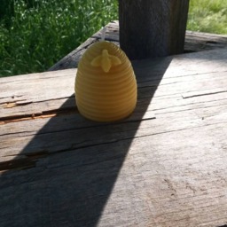 Michigan Beeswax Candle Bee Hive With Decorative - thumbnail 3