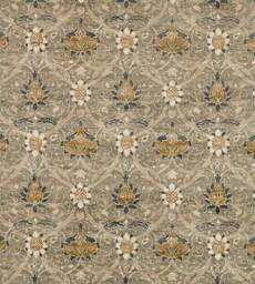 Morris & Co Montreal Velvet Door Curtain Charcoal