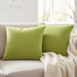 Handmade Velvet Plush Cushion Cover - 17 Colors - - 18x18 - thumbnail 3