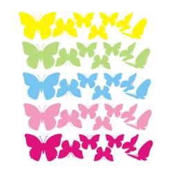 Butterfly in The Room Wall Sticker Bedroom Decal Nursery Butterflies Decal Girls Room Sticker Gift 5 Colors - thumbnail 2