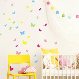 Butterfly in The Room Wall Sticker Bedroom Decal Nursery Butterflies Decal Girls Room Sticker Gift 5 Colors - thumbnail 1