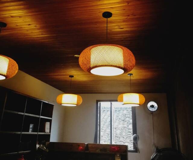 Handmade Bamboo Pendant Light Natural Woven Ceiling Lamp - image 1