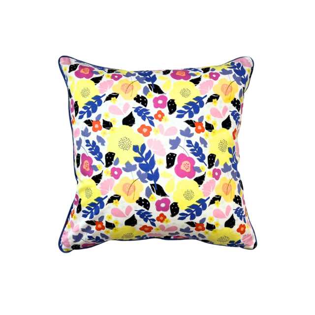 Floral Pillowcase, Colorful Flowers, Summery, Made Of 100% Cotton, 40 X cm - image 1