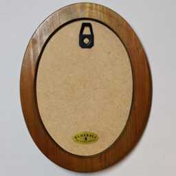 Light Oak Oval Framed Classic Bird Picture, Tyto Alba Guttata Owl, Von Wright Brothers - thumbnail 2