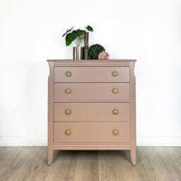 Pink Lebus Tropical Chest Of Drawers - Now Sold Contact To Order Something Similar - thumbnail 4