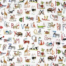 Curtain Animal Alphabet, Desired Length 140 - 310 cm - thumbnail 2