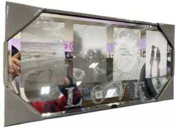 Crystal Diamante Silver Mirror Love Collage 6 X 4 Photo Frame Best For Home Decor & Room
