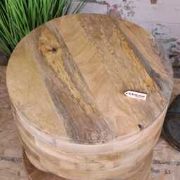 Varuni Mango Wood Side Table - thumbnail 3