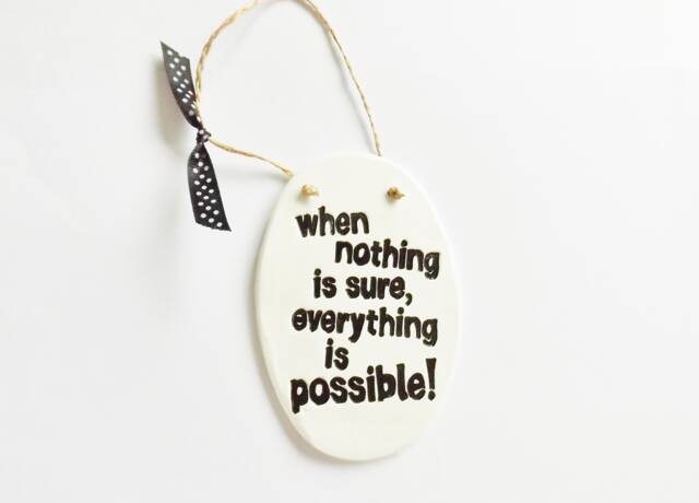 Inspirational Life Quote Plaque Empowering Mindfulness Sign Positive Meaningful Friends Family Gift - image 1