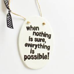 Inspirational Life Quote Plaque Empowering Mindfulness Sign Positive Meaningful Friends Family Gift - thumbnail 2