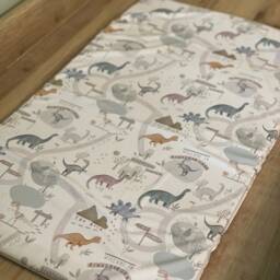 Dinosaur Baby Travel Changing Mat, Travel Change Mat, Dinosaur Changing Foldable Portable Baby Mat - thumbnail 3