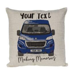 Personalised Camper Van Cushion Cover, Choice Of Colours By Inspired Creative Design - thumbnail 3