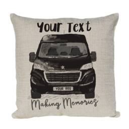 Personalised Camper Van Cushion Cover, Choice Of Colours By Inspired Creative Design - thumbnail 2