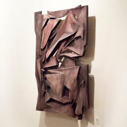 "Wood Wall Art, Us Delivery Duty Paid, ""Poligons I" - thumbnail 2