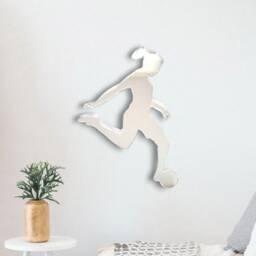 Personalized Football Player Acrylic Mirror Wall Art - thumbnail 3