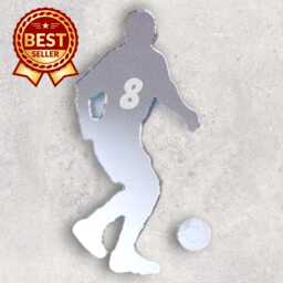 Personalized Football Player Acrylic Mirror Wall Art - thumbnail 1