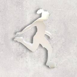 Personalized Football Player Acrylic Mirror Wall Art - thumbnail 2