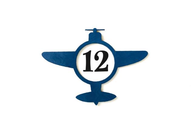Wood Airplane Marker, Aviation Milestone Blanket Month Baby Shower Gift, Photo Prop, Keepsake - image 1