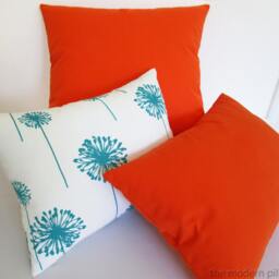 Orange Solid Decorative Throw Pillow Cover/Case Cushion Cotton 20x20 - thumbnail 3
