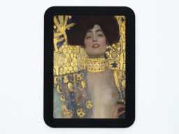 Judith Gustav Klimt Symbolism Woman Art Nouveau Classic Painting Wooden Framed Print - thumbnail 1