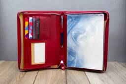 Personalised Leather Journal A5, Notebook Traveler's Journal, Portfolio A5, Business Folio Professional Notepad Case - thumbnail 1