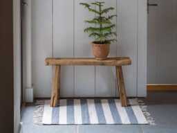 Hand Woven Stripy Rug